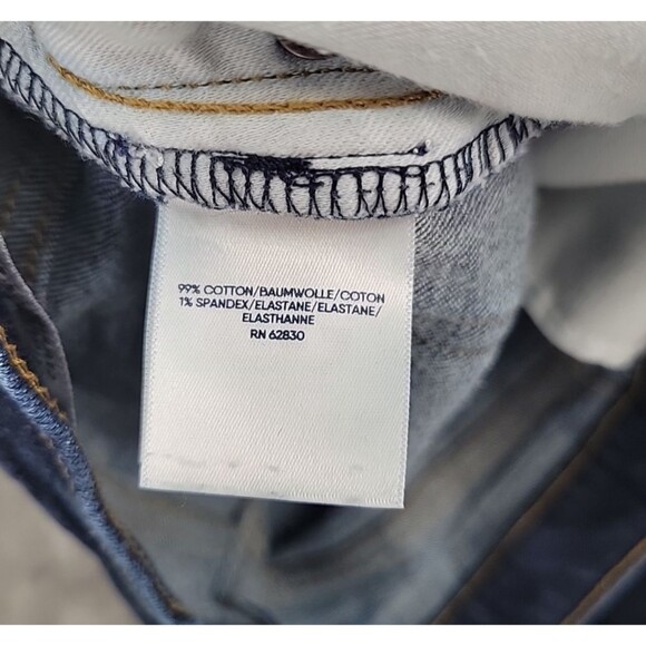 Lands' End Mens Jeans Square Rigger Size 32x29 Straight Leg Dark Blue Denim - Picture 8 of 12